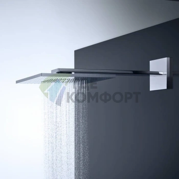 Верхний душ AX ShowerSolution 300x300 мм с держателем и настенным креплением (35318000) - фото 1