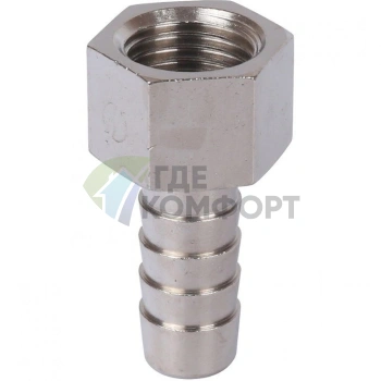 Штуцер ВР 1/4x10, никелированный Stout - фото 1