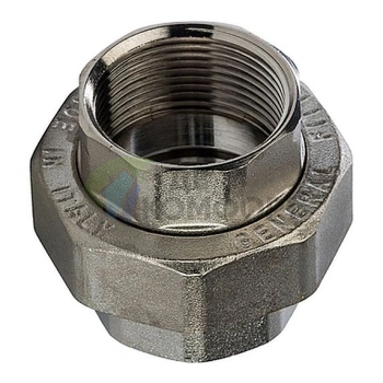 Разъемное соединение STOUT с внутренней резьбой американка ВB 1 1/4 никелированное - фото 1