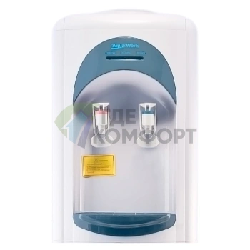 Кулер для воды AquaWork AW 16L/HLN бело-синий - фото 4