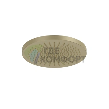 Верхний душ Fantini Nostromo 30 см, цвет Matt British Gold PVD (79 P6 K073) - фото 1