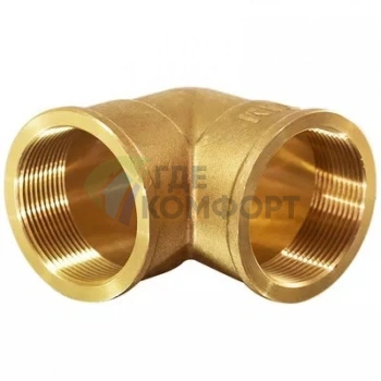 Уголок 1 1/2ВВ (латунный) TIM (ТИМ)