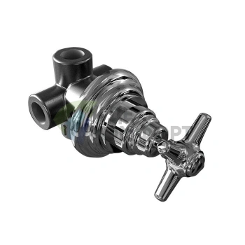 Переключатель для душа Stella Italica встраиваемый 0/153 на 2 выхода, хром (IT 01202 CR00) - фото 1