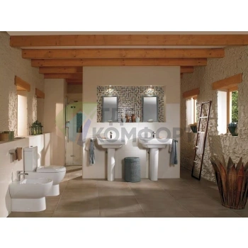 Приставной унитаз Villeroy-Boch Subway Plus 6607 10R1 цвета Alpin - фото 3