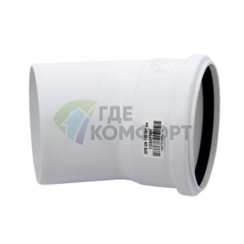 Отвод канализационный Raupiano Plus 110х30° REHAU (РЕХАУ - 11234341001) - фото 4