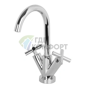 Смеситель для раковины Fima Carlo Frattini Bathroom Maxima вентильный, хром (F5311WCR) - фото 1