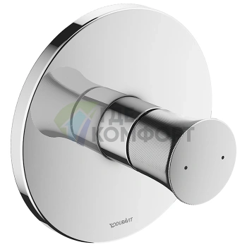 Смеситель для душа Duravit White Tulip встраиваемый, с обратным клапаном, хром (WT4210010010) - фото 1