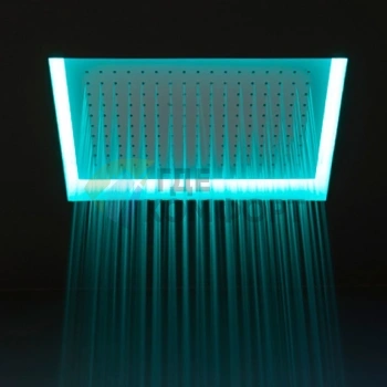 Встраиваемый потолочный душ Meteo с подсветкой и зеркальной лейкой (METEO2.BAL) - фото 1