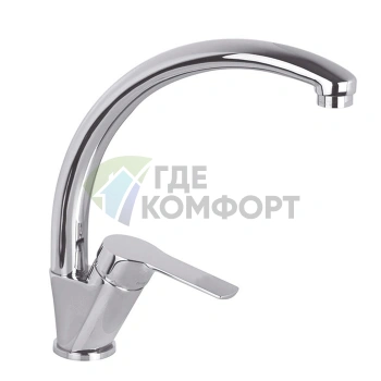 Кухонный смеситель FIMA Carlo Frattini Serie 4 с вращающимся изливом, хром (F3797/2CR) - фото 1