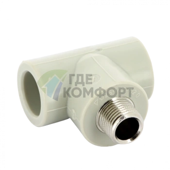 Тройник PPR с наружной резьбой 25x1/2 FV-Plast - фото 2