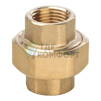 Разъемное соединение STOUT с внутренней резьбой американка ВB 1/2 латунное - фото 2