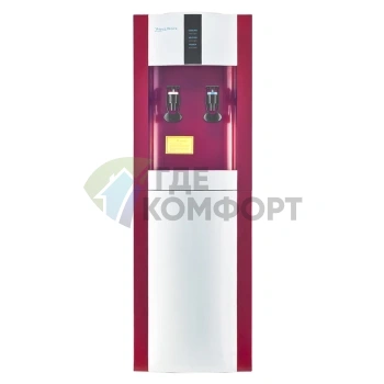 Кулер для воды AquaWork AW 16LD/EN серебристо-красный - фото 2