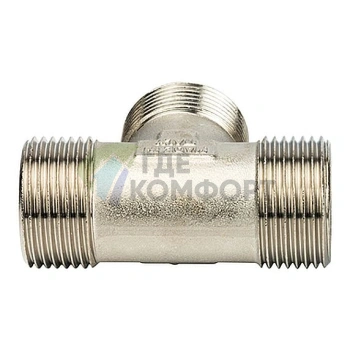 Stout Тройник НН никелированный 1X1X1 - фото 3