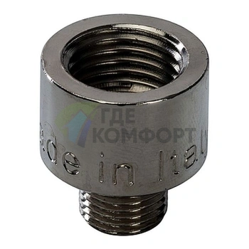 Переходник STOUT ВН 1/4 x 1/8 внутренняя/наружная резьба никелированный - фото 1