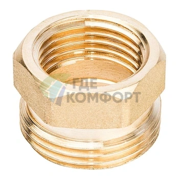 Разъемное соединение STOUT американка ВН с плоским уплотнением 1/2 латунное - фото 3