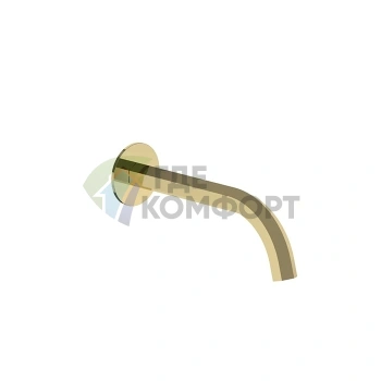 Излив для ванны FANTINI VENEZIA настенный, 203 мм, цвет золото плюс (29 01 8315) - фото 1