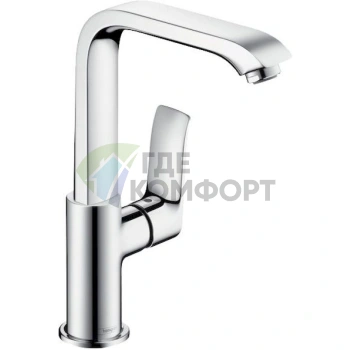 Смеситель для раковины Hansgrohe Metris 31187000: настенный, латунь - фото 1