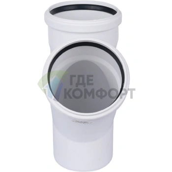 Тройник канализационный Raupiano Plus 110/110х45° REHAU (РЕХАУ - 11229841001) - фото 3