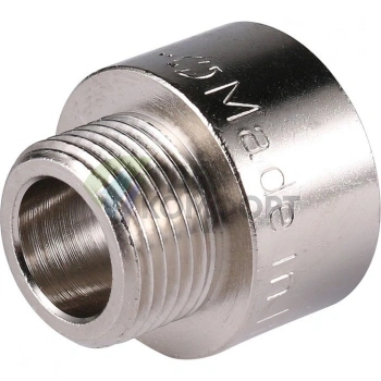 Переходник STOUT ВН 1/2 x 3/8 внутренняя/наружная резьба никелированный - фото 4