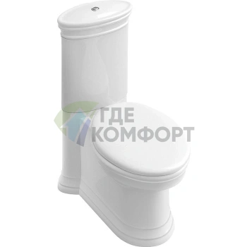 Унитаз-компакт подвесной Villeroy-Boch Amadea 7695 10 R1 alpin