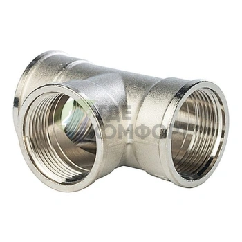 Stout Тройник ВВ никелированный 11/4 - фото 1