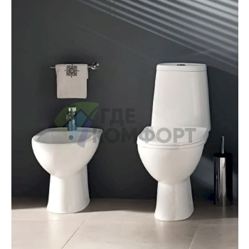 Унитаз-компакт подвесной IFO Arret с элегантным дизайном и экономией пространства (RS033611000) - фото 2