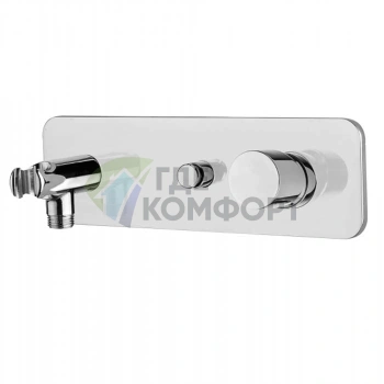 Смеситель для душа Bossini Oki с девиатором на 2 выхода и держателем (Z005360.030) - фото 1