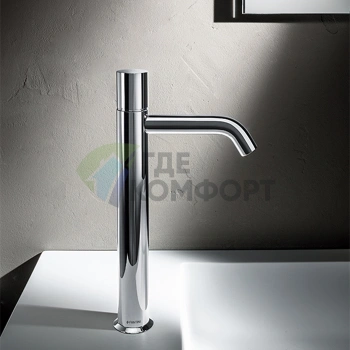 Смеситель для раковины Fantini Nostromo: хром, короткий излив 145 мм (50 93 E906WF) - фото 1