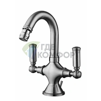 Смеситель для биде Bossini Liberty однорычажный с поворотным изливом, хром (Z001401.030) - фото 1