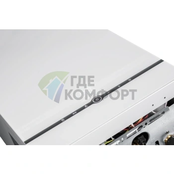 Настенный газовый котел MIZUDO MAESTRO GEM M24Т c шиной OpenTherm стеклянная панель белая - фото 3