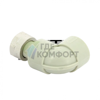 Угольник PPR с накидной гайкой 25x3/4 FV-Plast - фото 2