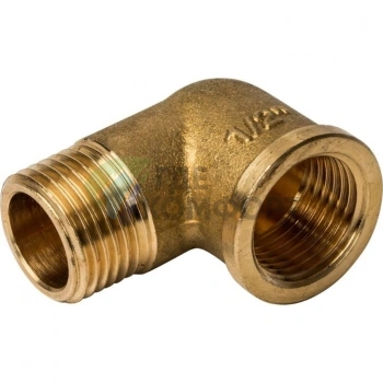 Угольник STOUT наружная/внутренняя резьба латунный НВ 1/2 - фото 2