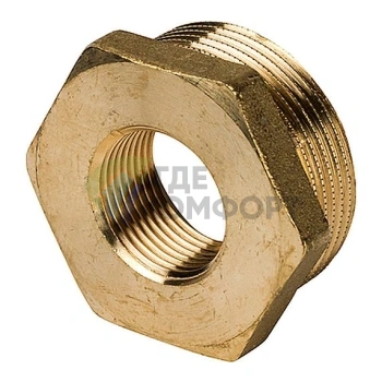 Футорка STOUT 1 1/2 x 3/4 латунная - фото 3