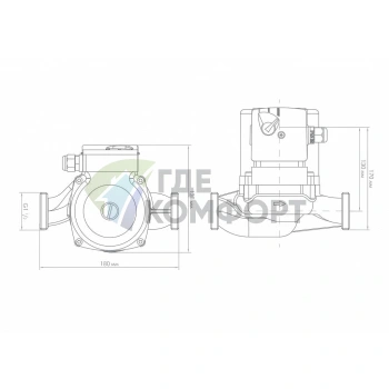 Циркуляционный насос Джилекс Циркуль 25/80 - фото 3