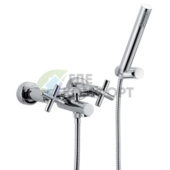 Смеситель для ванны FIMA Carlo Frattini Maxima с душевым комплектом, хром (F5304CR) - фото 1