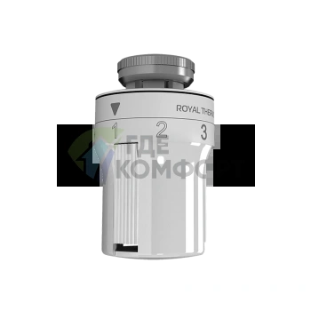 Термоголовка жидкостная Royal Thermo, M30 x 1,5 белый, RTE 50.030, НС-1050904 - фото 2