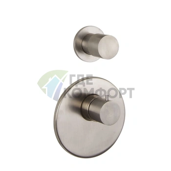 Смеситель для душа термостатический встроенный FIMA Carlo Frattini Spillo Steel, 1 вентиль, цвет INOX (F3083X1INOX) - фото 1