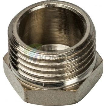 Заглушка STOUT НР 1/2 наружная резьба никелированная - фото 4