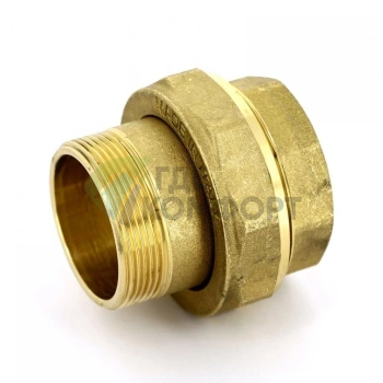 Разъемное соединение американка прямое 2, латунное Itap - фото 2