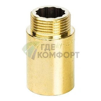 Удлинитель STOUT латунный 3/4 x 40 мм - фото 1