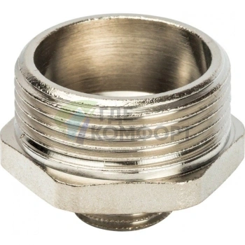 Ниппель STOUT НН переходной 1 1/4 x 1/2 никелированный - фото 2