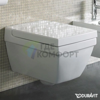 Унитаз подвесной Duravit 2ND Floor 2220090000 - фото 4