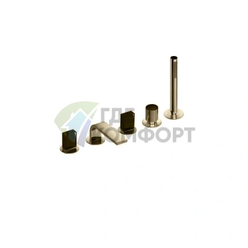 Смеситель для ванны Fantini Venezia с ручным душем, цвет матовое золото (29 P6 N565S) - фото 1