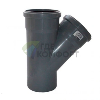 Тройник канализационный HTEA 75х75/45° Ostendorf