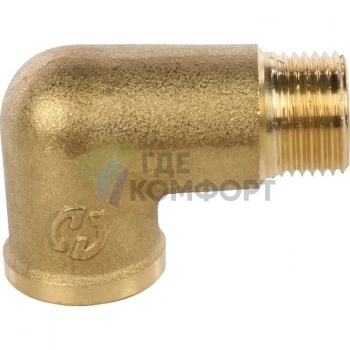 Угольник STOUT наружная/внутренняя резьба латунный НВ 3/8 - фото 4