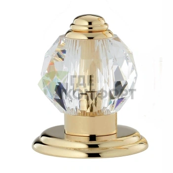 Смеситель THG Mandarine Cristallia Diamant для раковины в полированном золоте (U1K-F01-35) - фото 1