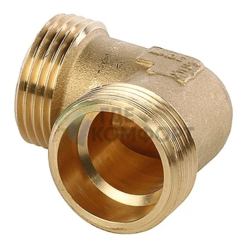 Угольник STOUT наружная резьба латунный НР 1 - фото 1