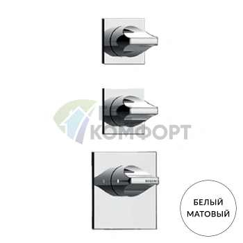 Смеситель для душа термостатический встраиваемый BOSSINI APICE белый матовый (Z035203.045) - фото 1