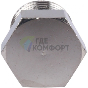 Заглушка НР 1/4 никелированная Stout - фото 2