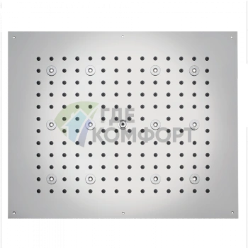 Верхний душ BOSSINI DREAM-RECTANGULAR 570x470 мм с LED-подсветкой и блоком управления (H37395.030) - фото 1